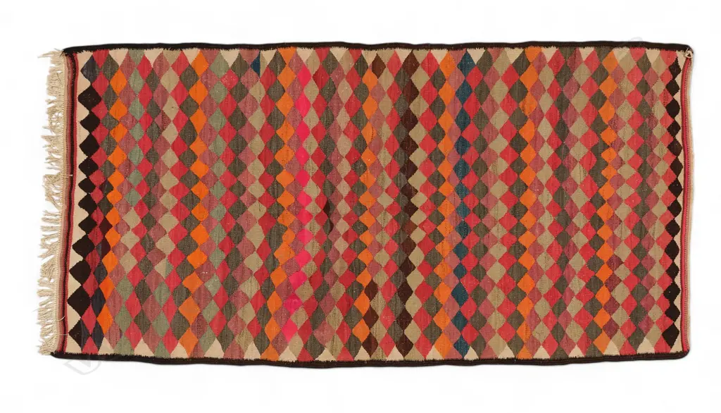 Shahsavan of Saveh, Iran wool/cotton/goat, flatweave rug, Image 1++